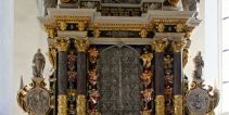 Alabastrový oltář kostela sv. Floriána